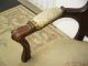 Vintage French Provincial Accent Arm Chair Tapestry Upholstery Ornate Carved Post-1950 photo 5