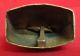 Antique Steel Cow Bell Painted Flowers Gold Gilt Laute Brunner 25 Yqz Metalware photo 3