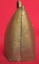 Antique Steel Cow Bell Painted Flowers Gold Gilt Laute Brunner 25 Yqz Metalware photo 5
