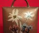 Antique Steel Cow Bell Painted Flowers Gold Gilt Laute Brunner 25 Yqz Metalware photo 7