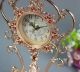 ！european Gold Metal+glass Height 29cm Width 14.  5cm Mute Decorative Table Clock Clocks photo 2