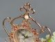 ！european Gold Metal+glass Height 29cm Width 14.  5cm Mute Decorative Table Clock Clocks photo 3