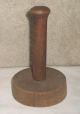 Old Antique Butter Press,  Solid Wood,  Collector ' S Item Primitives photo 2