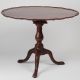 American Chippendale Period Mahogany Pie Crust Tea Table,  Poss.  Southern States Pre-1800 photo 1