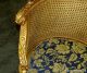 French Louis Xvi Caned Cane Corbeille Settee Chair 1900-1950 photo 1