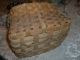 Vintage - Split Oak - Basket - Gathering - Primitive - - Estate - N/r Primitives photo 2