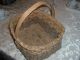 Vintage - Split Oak - Basket - Gathering - Primitive - - Estate - N/r Primitives photo 3