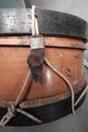 Antique Tin Wood Snare Drum American Eagle Painted Lithograph 1800s Percussion photo 2