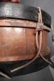 Antique Tin Wood Snare Drum American Eagle Painted Lithograph 1800s Percussion photo 6