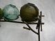 Metal Glass Float Ball Buoy Holder Holds 3 Floats 3 - 3+3/4 Inch Fishing Nets & Floats photo 1
