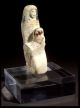 Rare Ancient Egyptian Painted Limestone Isis & Horus 1200bc New Kingdom Statue Egyptian photo 2
