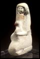 Rare Ancient Egyptian Painted Limestone Isis & Horus 1200bc New Kingdom Statue Egyptian photo 3