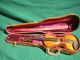 Old German Violin Branded Adolf Seidel 4/4 Highly Flamed Maple Back&sides C.  1920 String photo 1