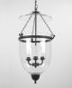 Large Bell Jar Light Chandelier Pendant Lantern Glass Colonial Old Antique Style Chandeliers, Fixtures, Sconces photo 5