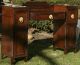 Antique English Mahogany Late Federal Period Sideboard With Unusual Hardware 1800-1899 photo 2
