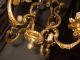 French Antique Ormolu Gilt Bronze 4 Arm Chandelier Ideal For Hallway Chandeliers, Fixtures, Sconces photo 1