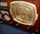 Rare Truetone D718 Tube Radio Antique Art Deco Vintage Tabletop Wood Retrodudes Art Deco photo 9
