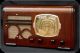 Rare Truetone D718 Tube Radio Antique Art Deco Vintage Tabletop Wood Retrodudes Art Deco photo 11