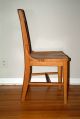 Vintage 1950s Solid Oak Chair,  Courtroom,  Home,  Office,  School Mid Century Jury 1900-1950 photo 3