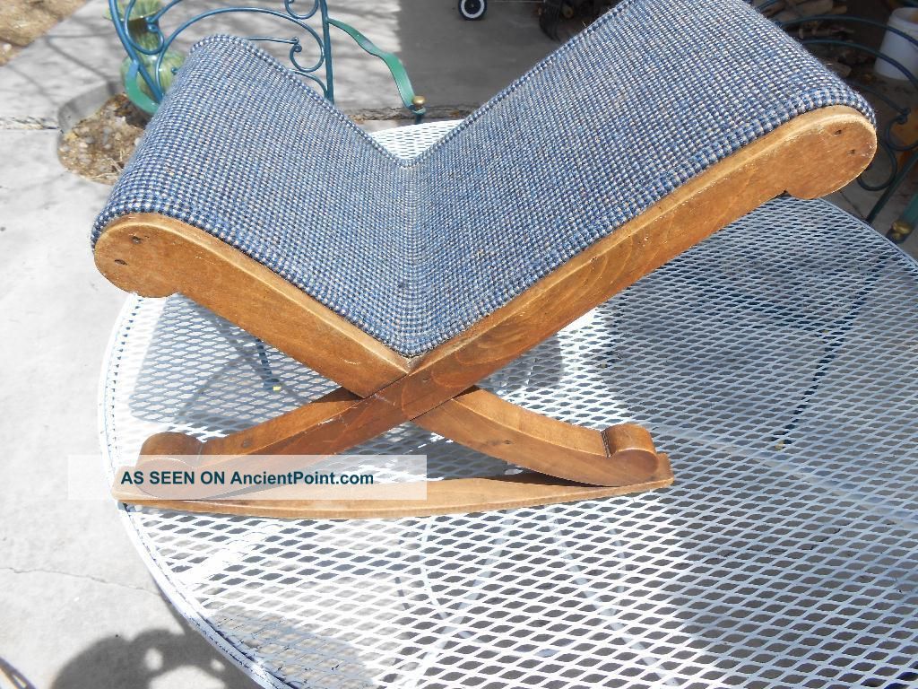 Antique Gout Stool Rocking Foot Rest Unknown photo