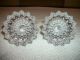 Stunning Vtg 1930 ' S Antique Lead Crystal Starburst Candle Holders/gorgeous Cond. Candle Holders photo 1