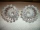Stunning Vtg 1930 ' S Antique Lead Crystal Starburst Candle Holders/gorgeous Cond. Candle Holders photo 3