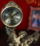 European Retrostyle Bronze Resin Height 45.  5 Cm Mute Table Pendulum Clock Clocks photo 1