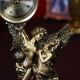 European Retrostyle Bronze Resin Height 45.  5 Cm Mute Table Pendulum Clock Clocks photo 2