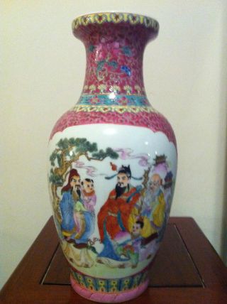 Porcelain Vase - Figues photo