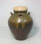 D558 Japanese Tanba Pottery Decoration Vase Kazari - Tsubo By Famous Tansui Kiln Vases photo 1