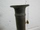 Antique Mid 1800 ' S Brass Push - Up Candlestick - Fabulous Patina 7 