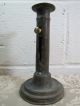 Antique Mid 1800 ' S Brass Push - Up Candlestick - Fabulous Patina 7 