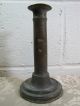 Antique Mid 1800 ' S Brass Push - Up Candlestick - Fabulous Patina 7 