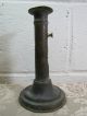 Antique Mid 1800 ' S Brass Push - Up Candlestick - Fabulous Patina 7 