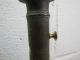 Antique Mid 1800 ' S Brass Push - Up Candlestick - Fabulous Patina 7 