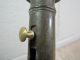 Antique Mid 1800 ' S Brass Push - Up Candlestick - Fabulous Patina 7 