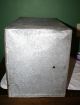 Rare Antique Vintage Galvanized Warming Oven Pie Safe With Flowers Other photo 5
