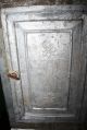 Rare Antique Vintage Galvanized Warming Oven Pie Safe With Flowers Other photo 8