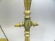 Vintage Metal Brass Ornate Free Standing Merchants Decorative Coin Scale Nr Scales photo 4