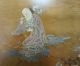 Large Framed Old Chinese Silk Textile Embroidery With Scene Of Figure Vases photo 2