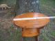 Hand Made Primitive Solid Pine Multi - Use Lamp / End Table,  Charming Oval Shape Primitives photo 11
