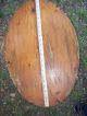 Hand Made Primitive Solid Pine Multi - Use Lamp / End Table,  Charming Oval Shape Primitives photo 8