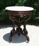 Spectacular Large Victorian Walnut Oval Marble Top Parlor Center Table C1875 1800-1899 photo 5