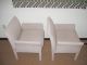 Pair Mid Century Modernist Upholstered Club Side Chairs Post-1950 photo 3