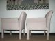Pair Mid Century Modernist Upholstered Club Side Chairs Post-1950 photo 5