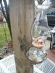 Antique/vintage Victorian Era Cast Iron Oil Lamp Bracket & Vin Oil Lamp - 41 Chandeliers, Fixtures, Sconces photo 2