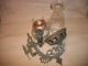 Antique/vintage Victorian Era Cast Iron Oil Lamp Bracket & Vin Oil Lamp - 41 Chandeliers, Fixtures, Sconces photo 4