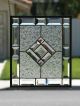 Starshine Clear Stained Glass Window Panel With Faceted Bevels 1940-Now photo 2