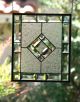 Starshine Clear Stained Glass Window Panel With Faceted Bevels 1940-Now photo 6