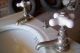 1800s Antique Victorian Marble Bathroom Vanity Sink & Faucets 1800-1899 photo 4
